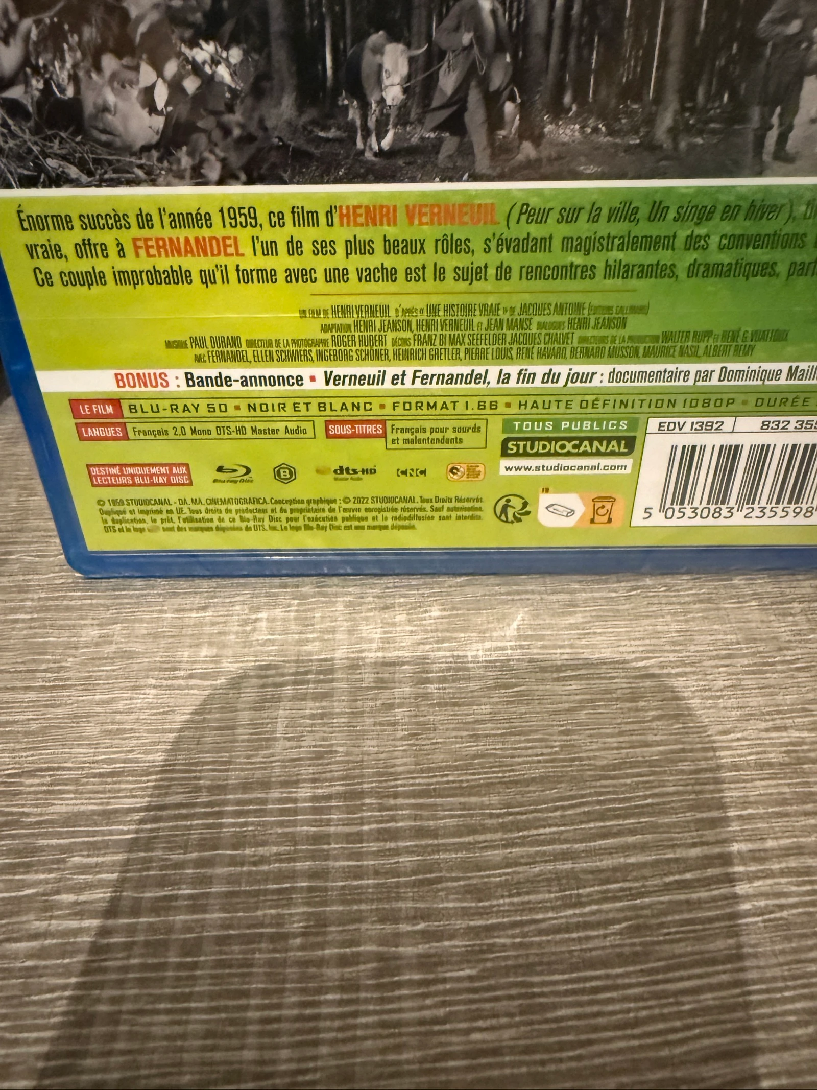 La vache et le prisonnier bluray new under blister – photo 3